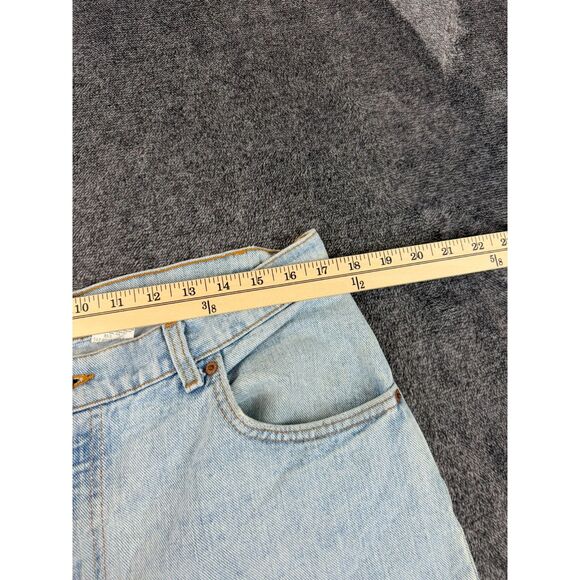 Vtg 90's Levi's 560 Light Blue Denim Jeans Baggy Men's 36X36(35X34.5) USA - Picture 6 of 13